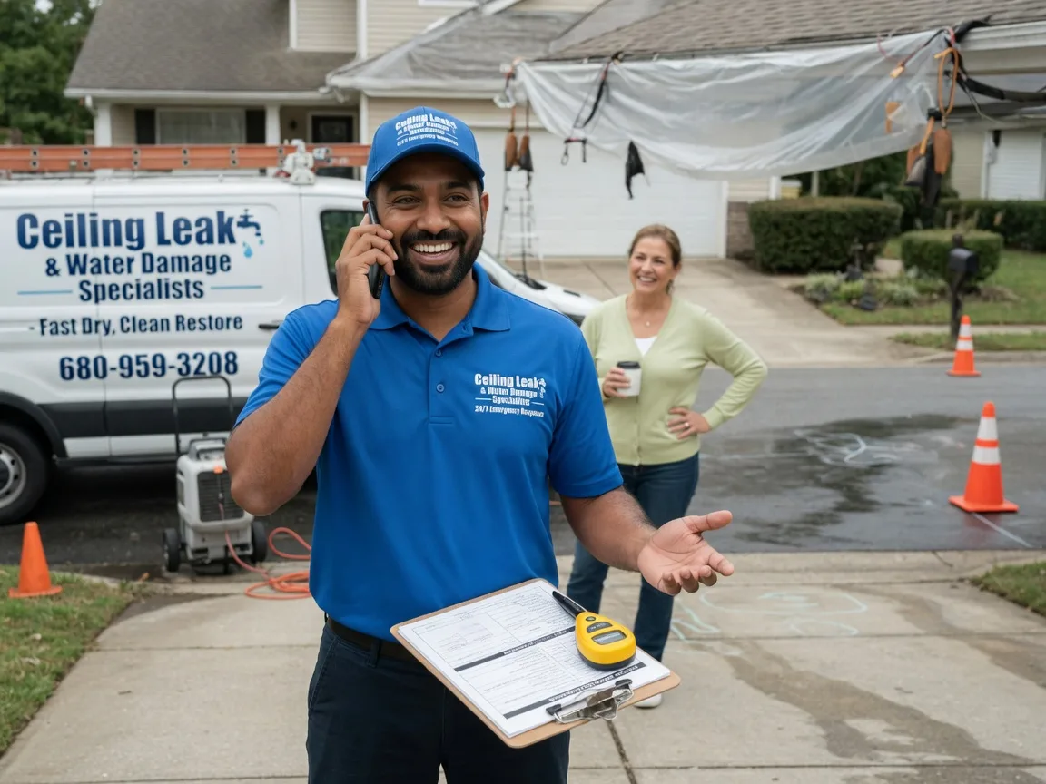 Ceiling Leak Cleanup Lexington Park, MD FAQs